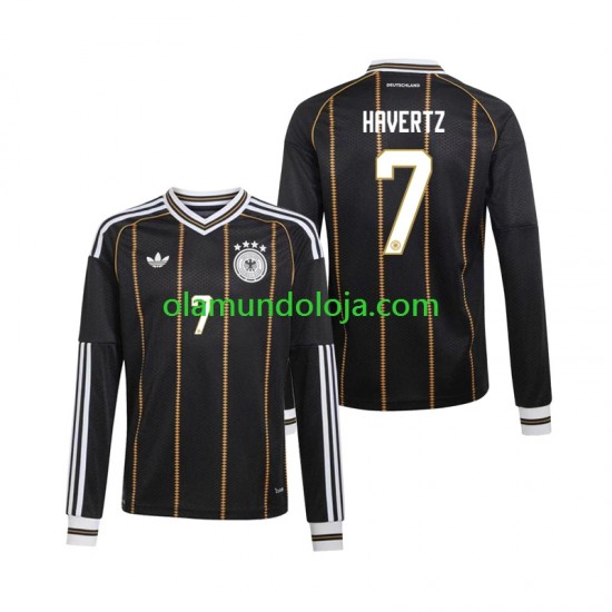 Camisola Alemanha Kai Havertz 7 Homem Equipamento Terceiro Copa do Mundo 2026 Manga Comprida